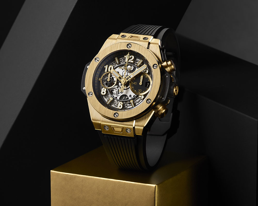 gold hublot watches