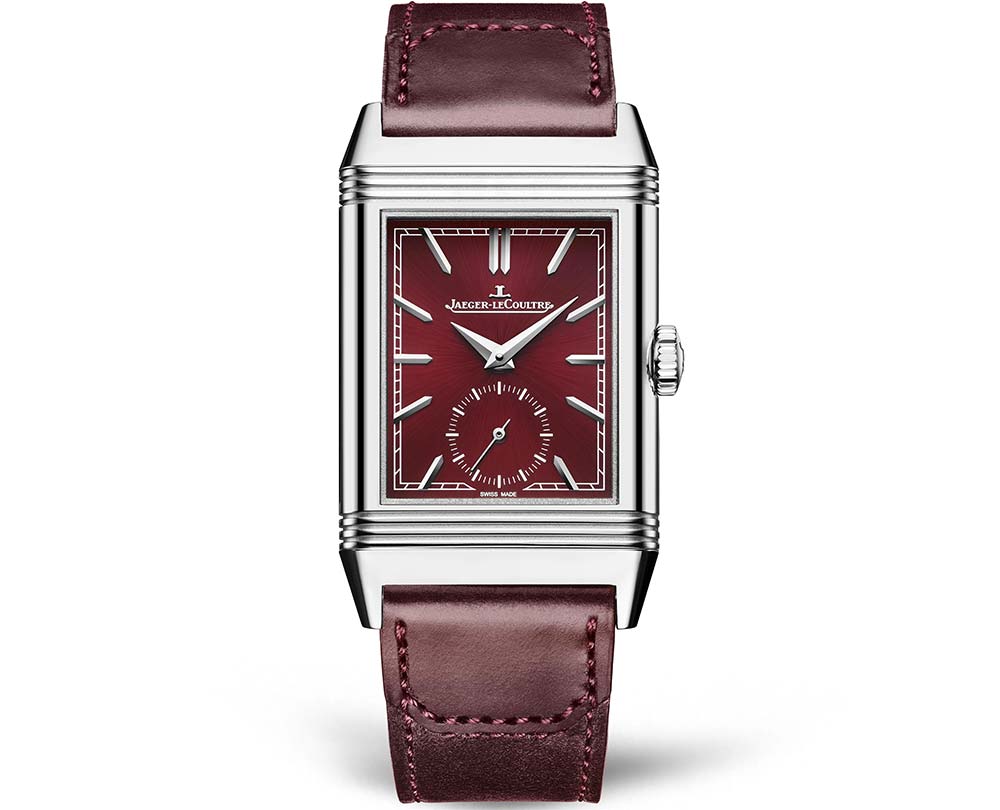 Jlc reverso tribute burgundy hot sale