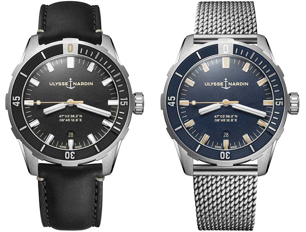 ulysse nardin diver 2020 two dials