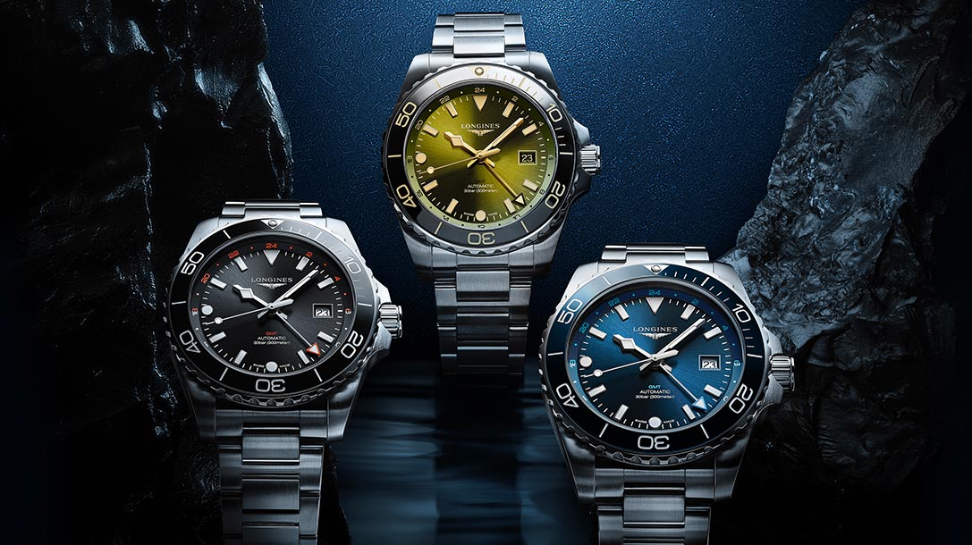 Longines представил новые варианты HydroConquest GMT