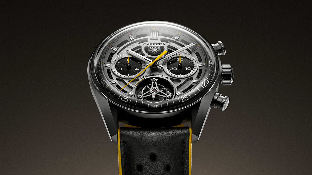 CARRERA CHRONOGRAPH TOURBILLON X PORSCHE PANAMERICANA TAG Heuer